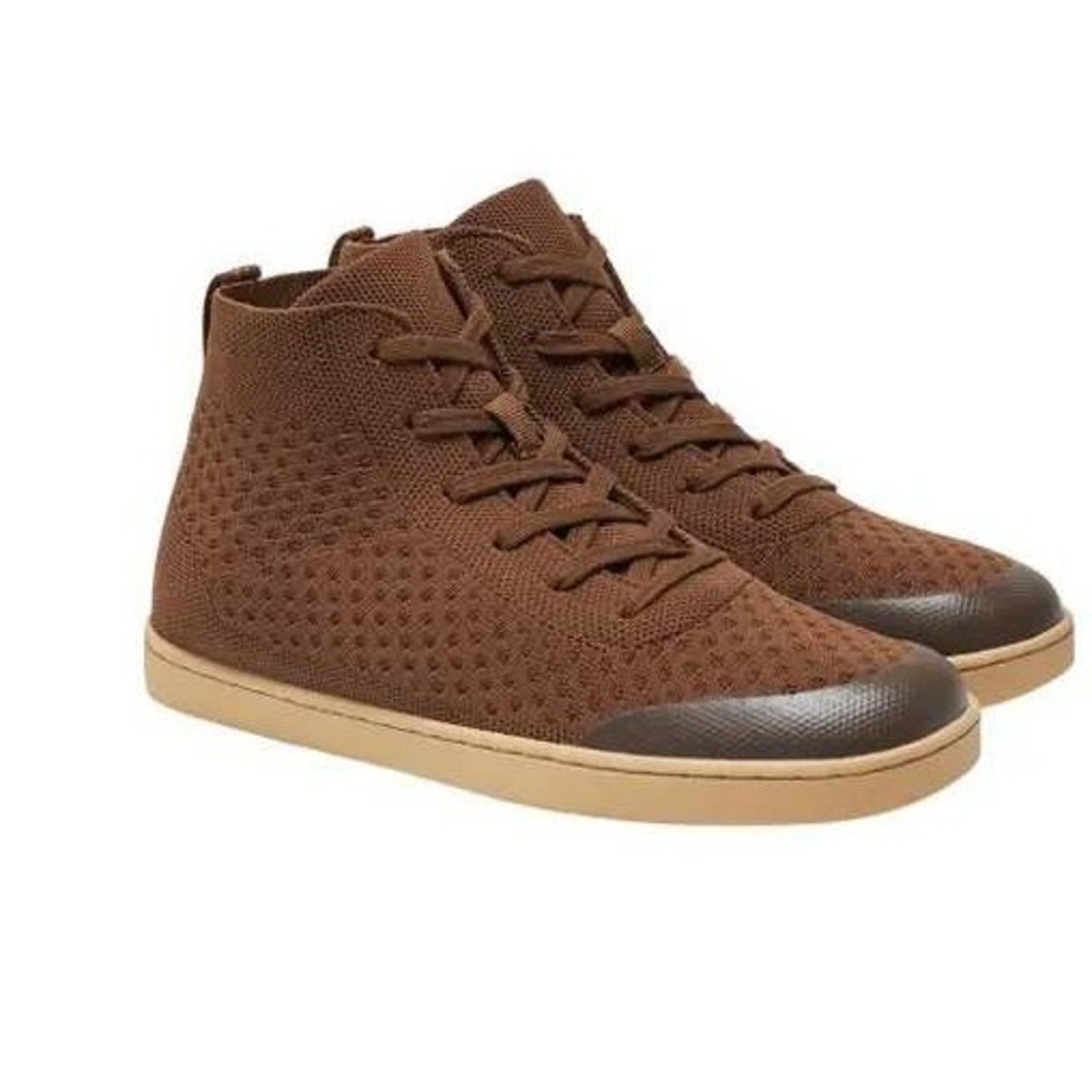 Suavs The Legacy High Top Sneakers Brown Timber Knit Women 10 Casual Fall Earthy